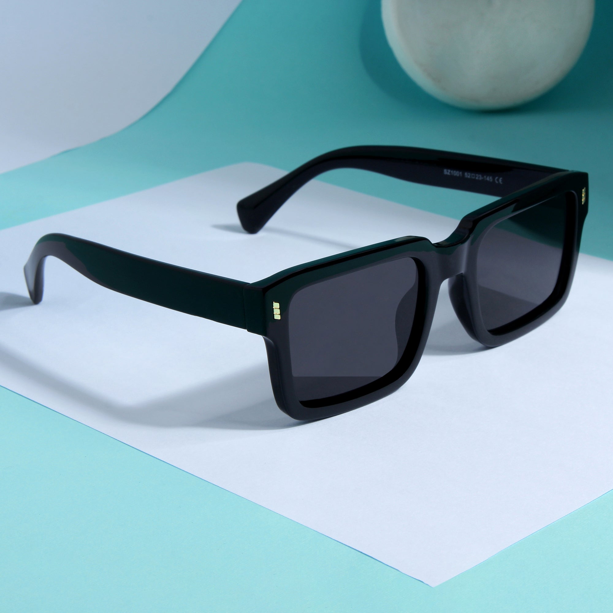 black rectangle sunglasses