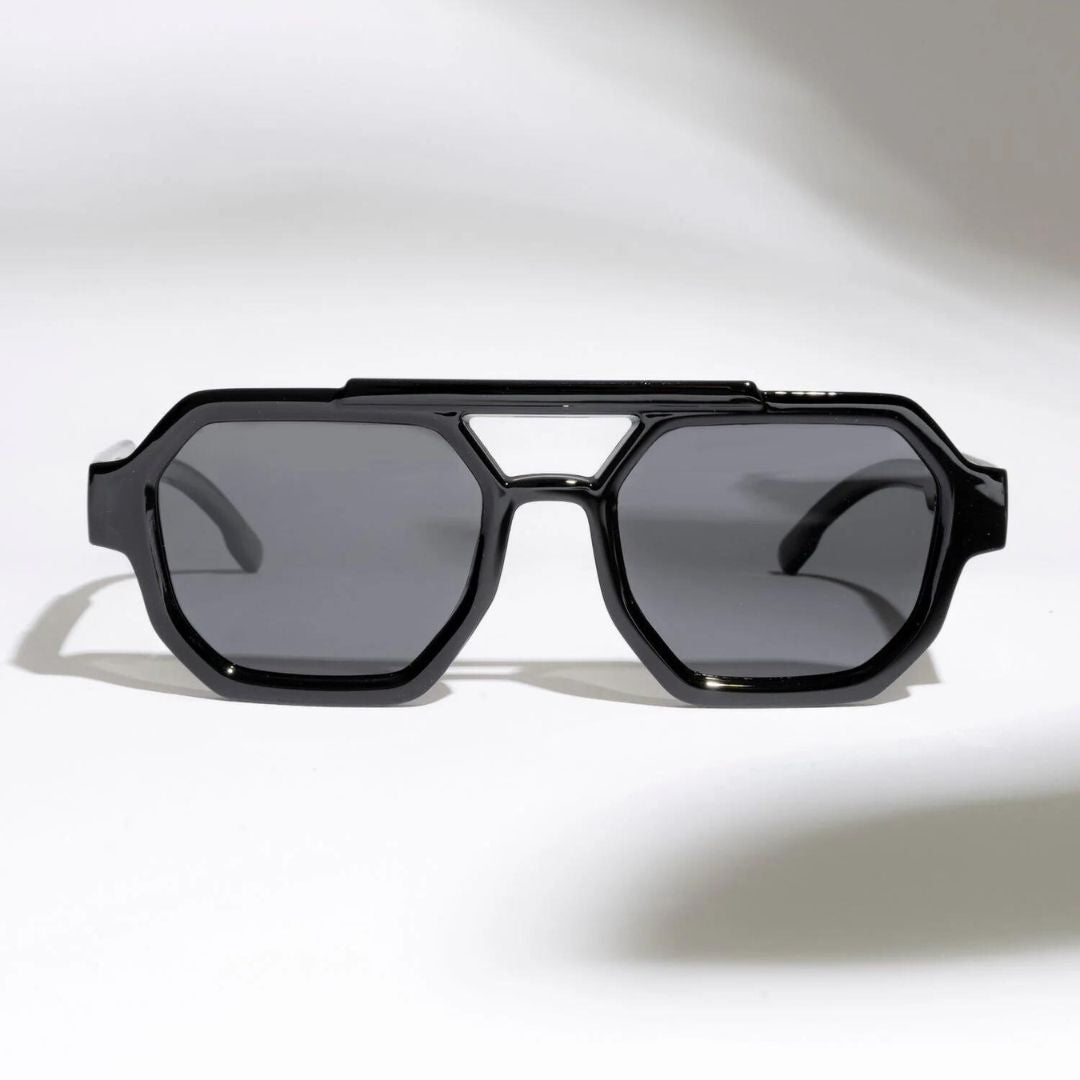 Black SZ 3501 Square Sunglasses