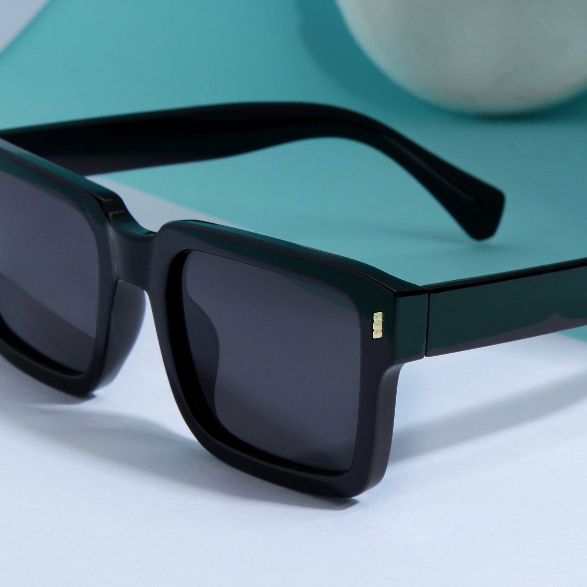 Sigma Black Rectangle Sunglasses