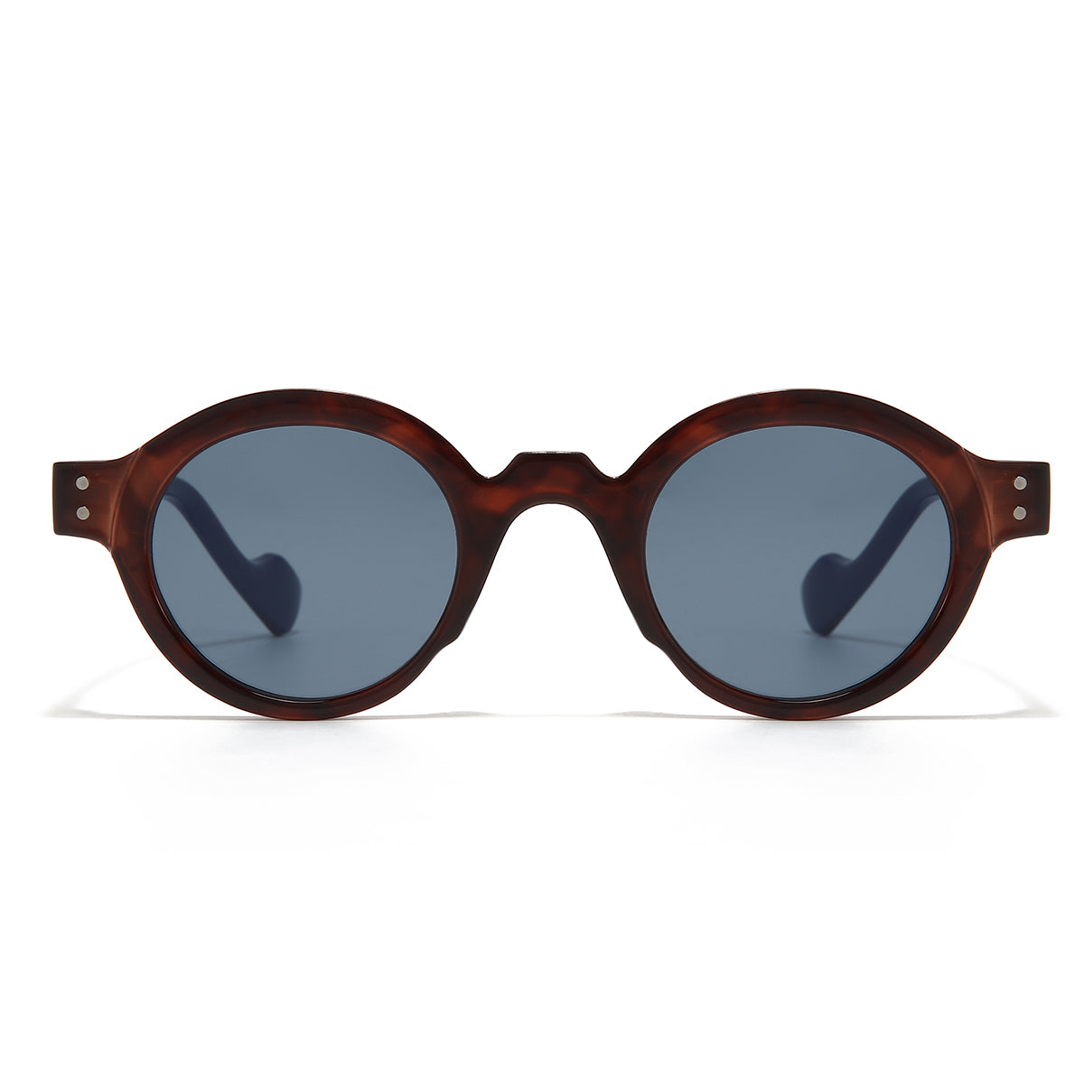 Blue Brown Black SZ 2003 Round Sunglasses