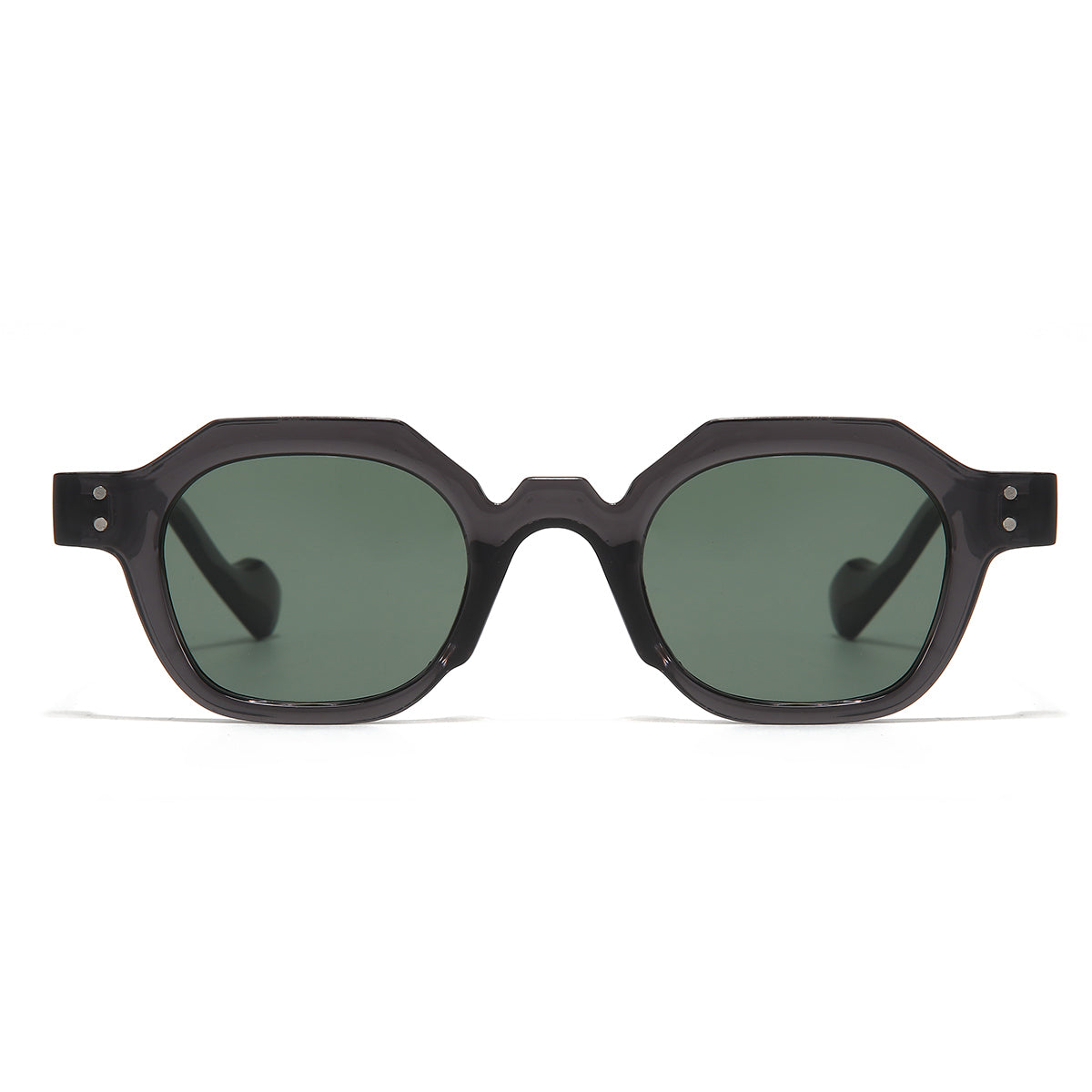 Grey Green SZ 2002 Round Sunglasses