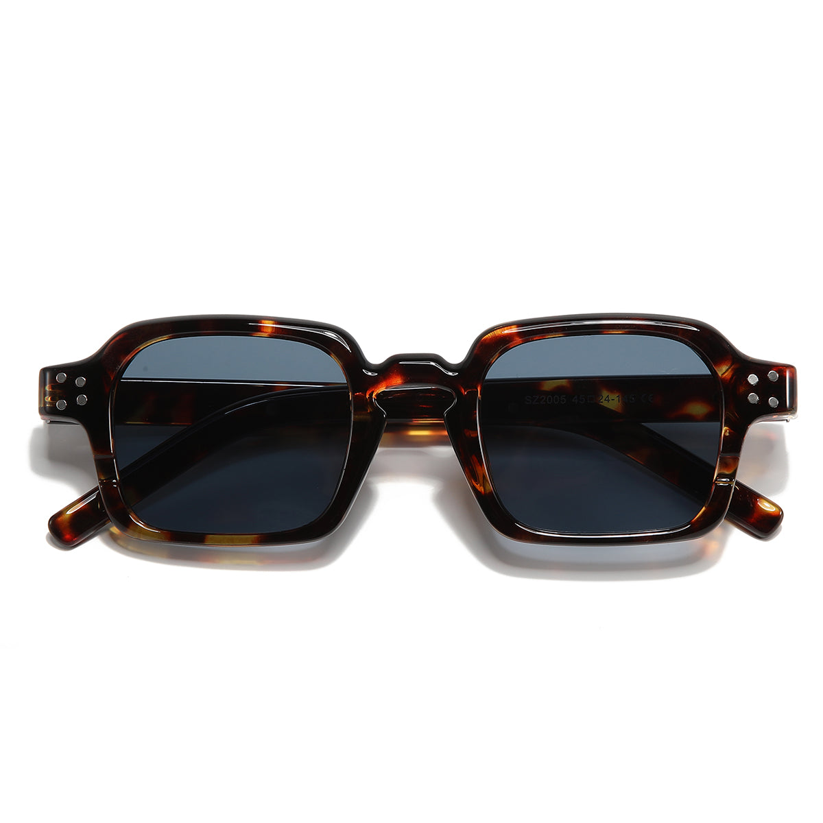 Tortoise Brown Black SZ 2005 Square Sunglasses