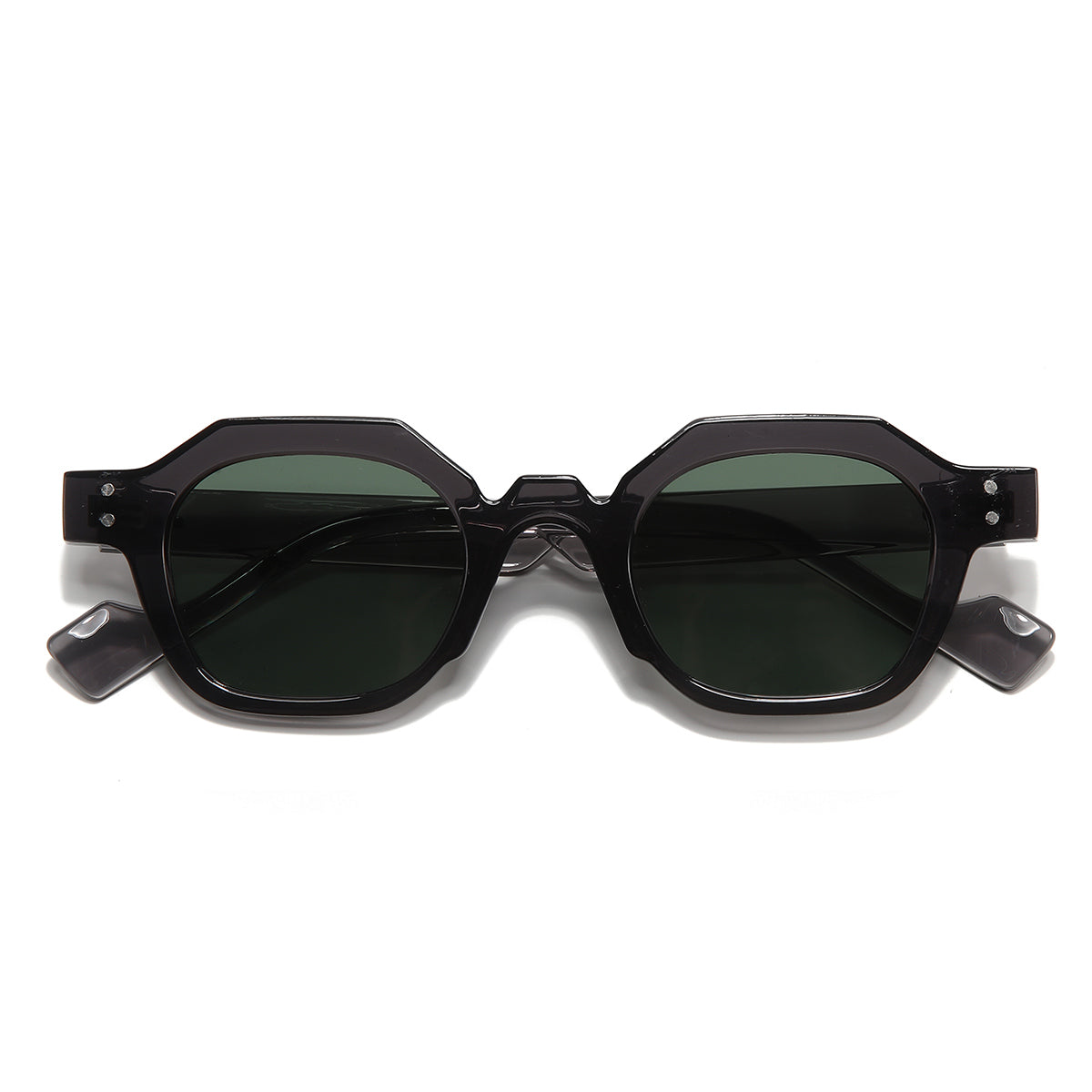 Grey Green SZ 2002 Round Sunglasses