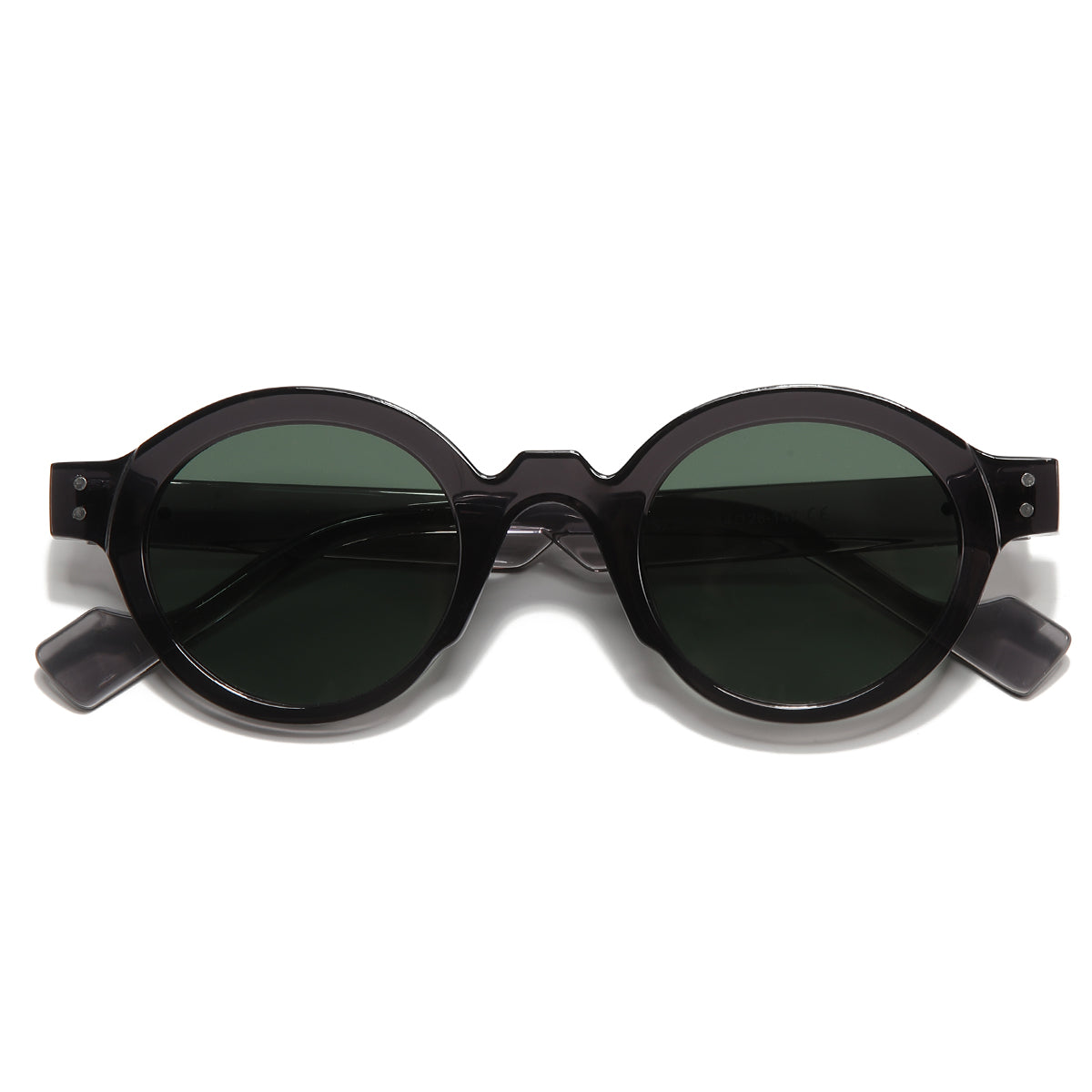 Grey Green SZ 2003 Round Sunglasses