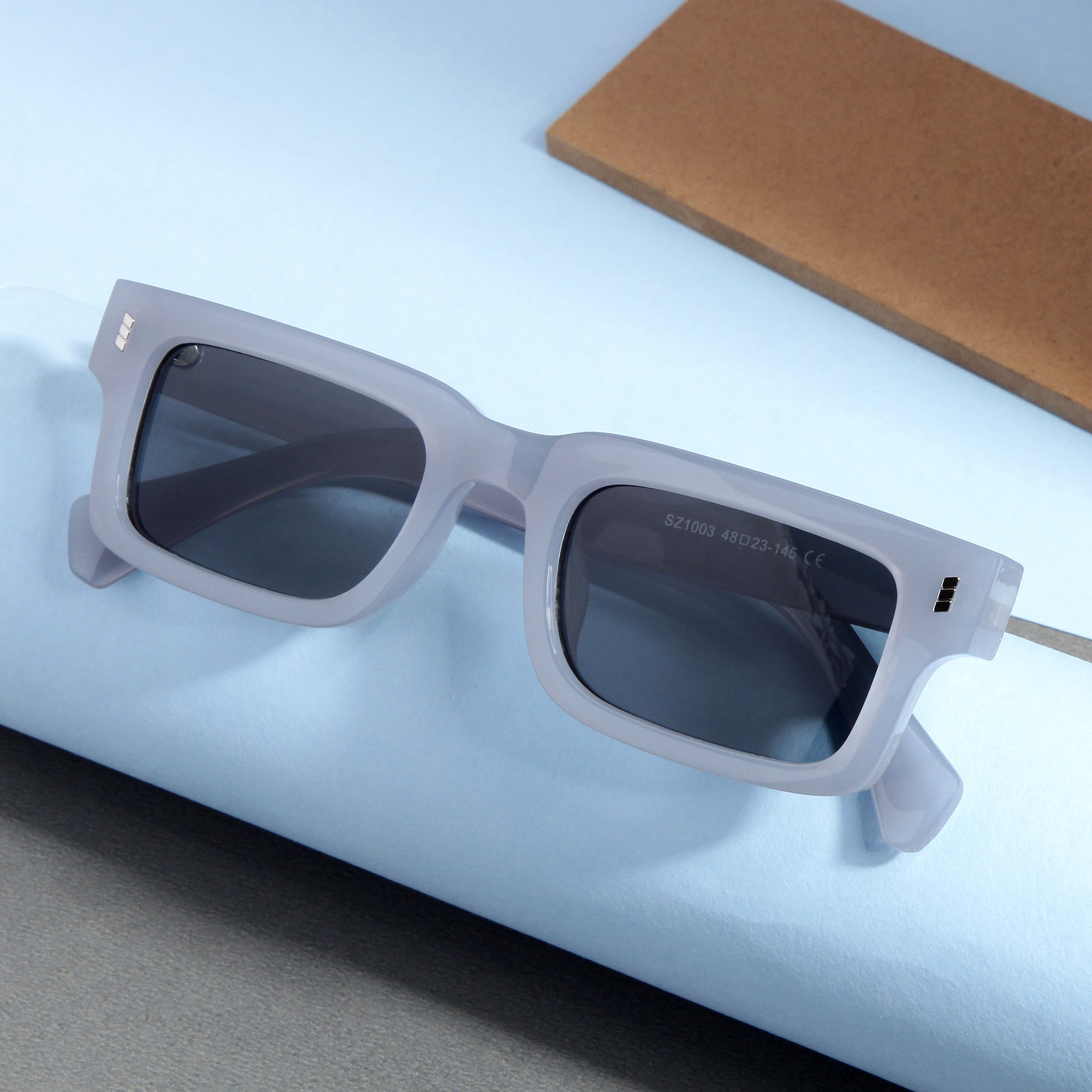 Lucifer Grey Rectangle Sunglasses