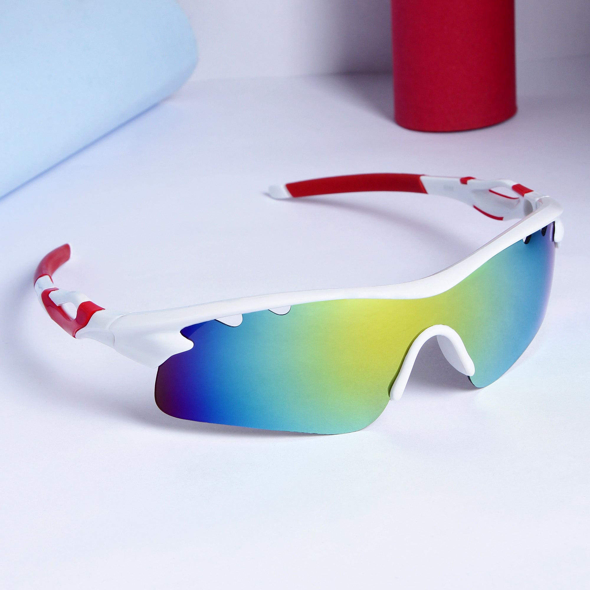 Rider V3 Sports Rectangle Sunglasses // 008