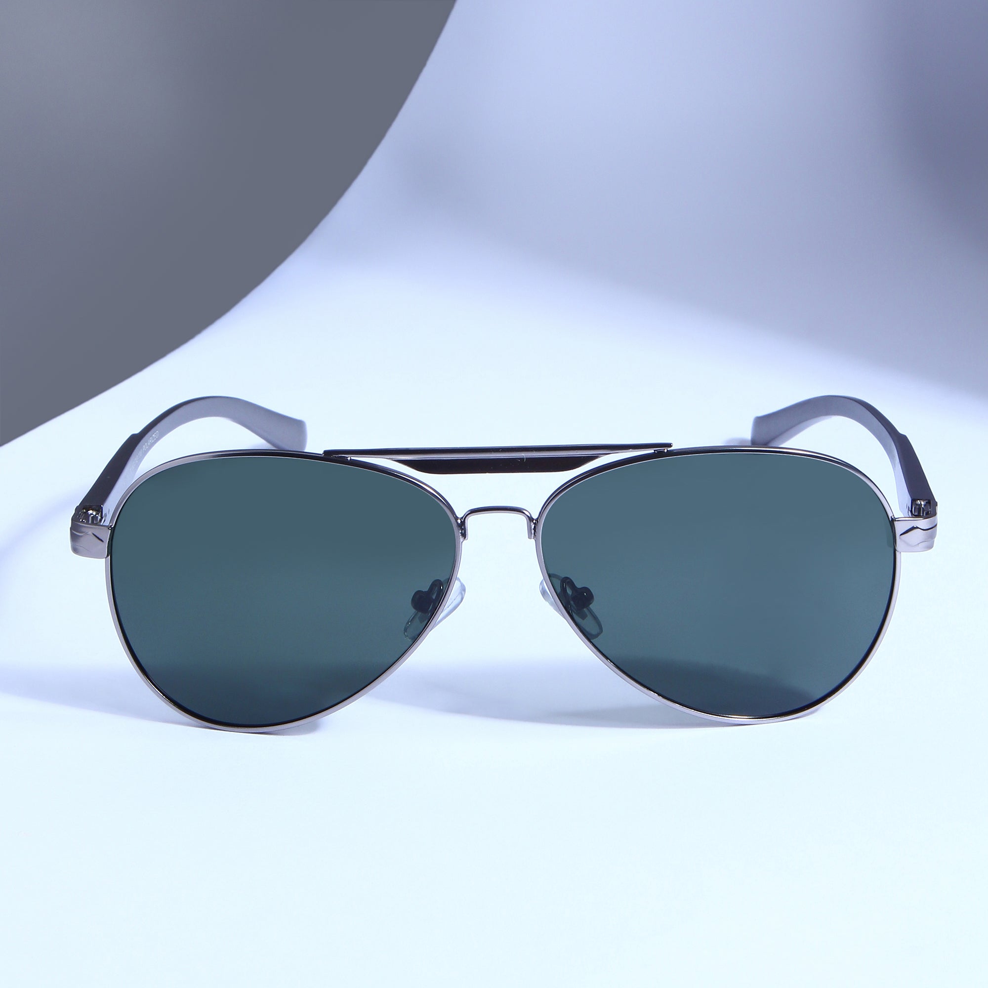 Grey Green BS80508 Aviator Sunglasses