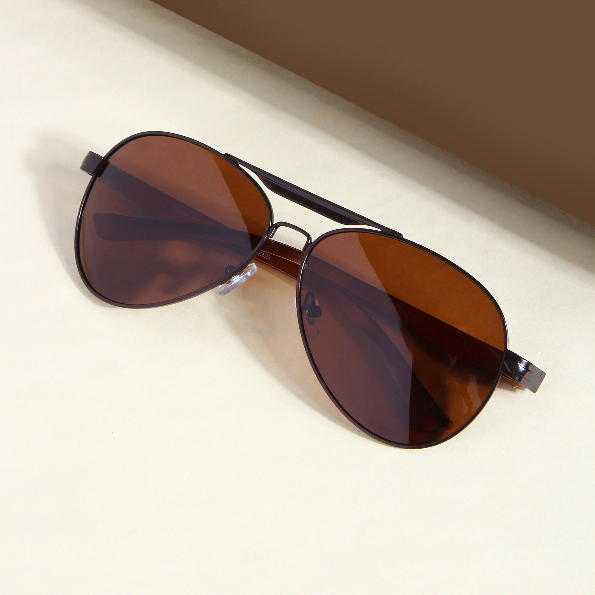 Brown BS80508 Aviator Sunglasses