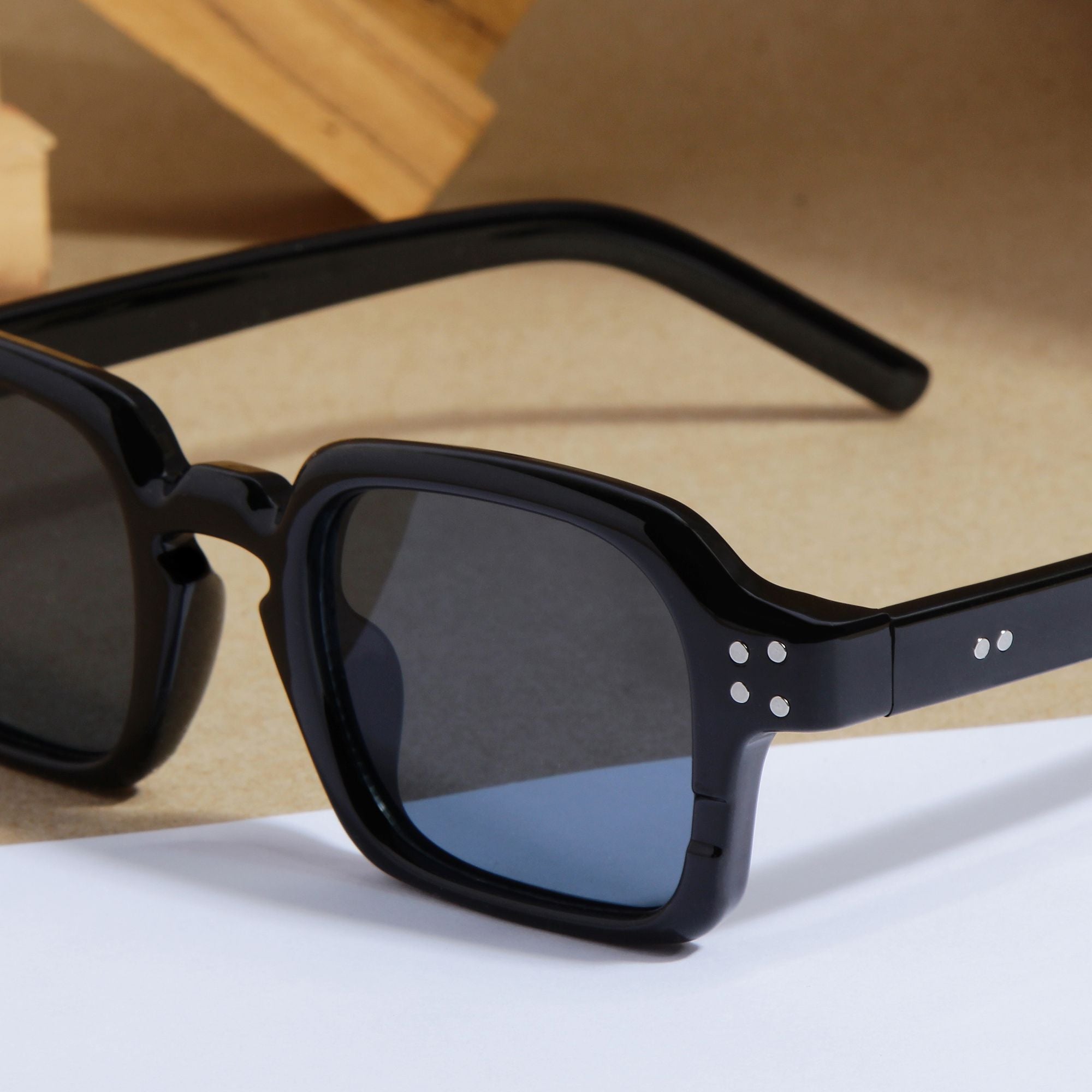 Full Black SZ 2005 Square Sunglasses