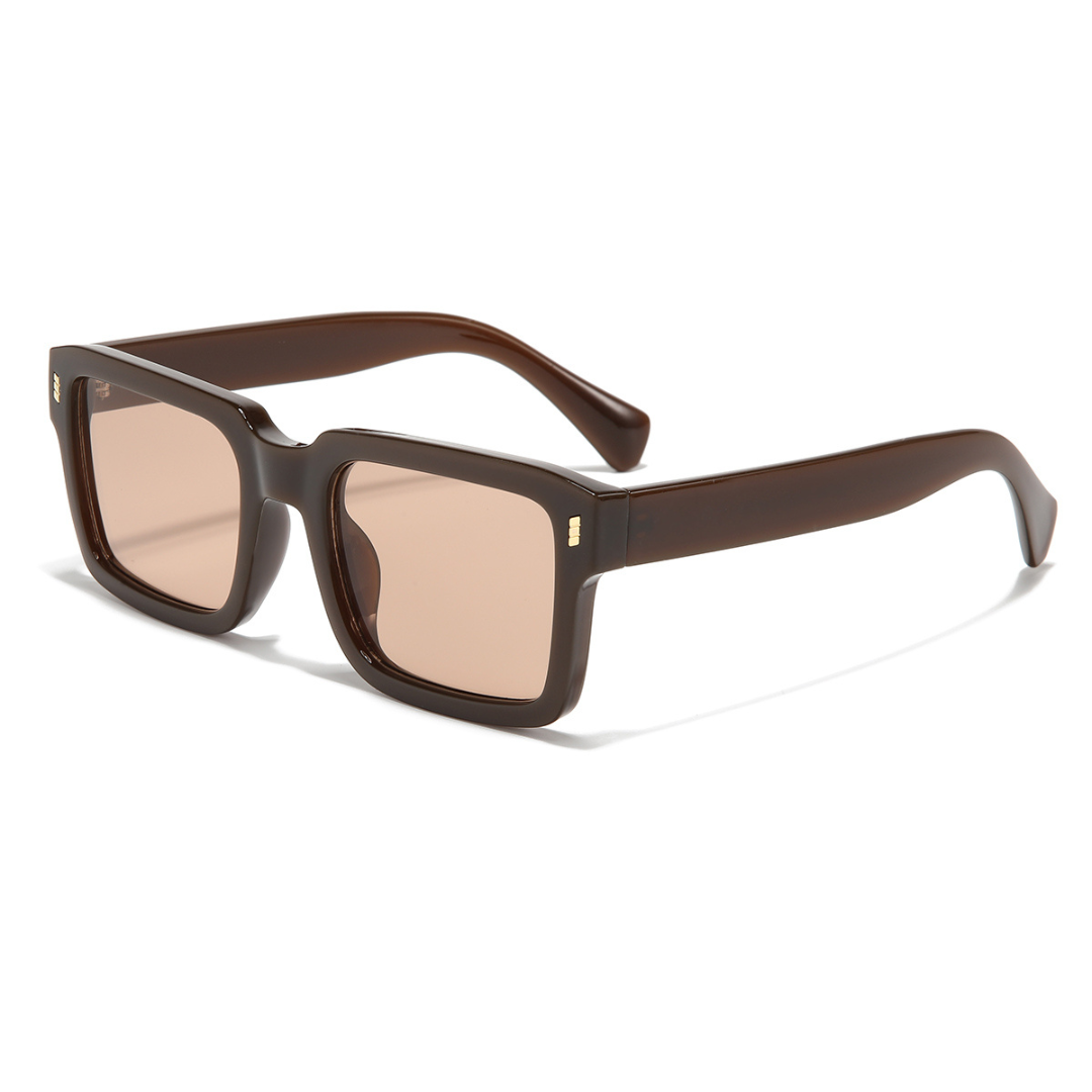 Sigma Brown Rectangle Sunglasses