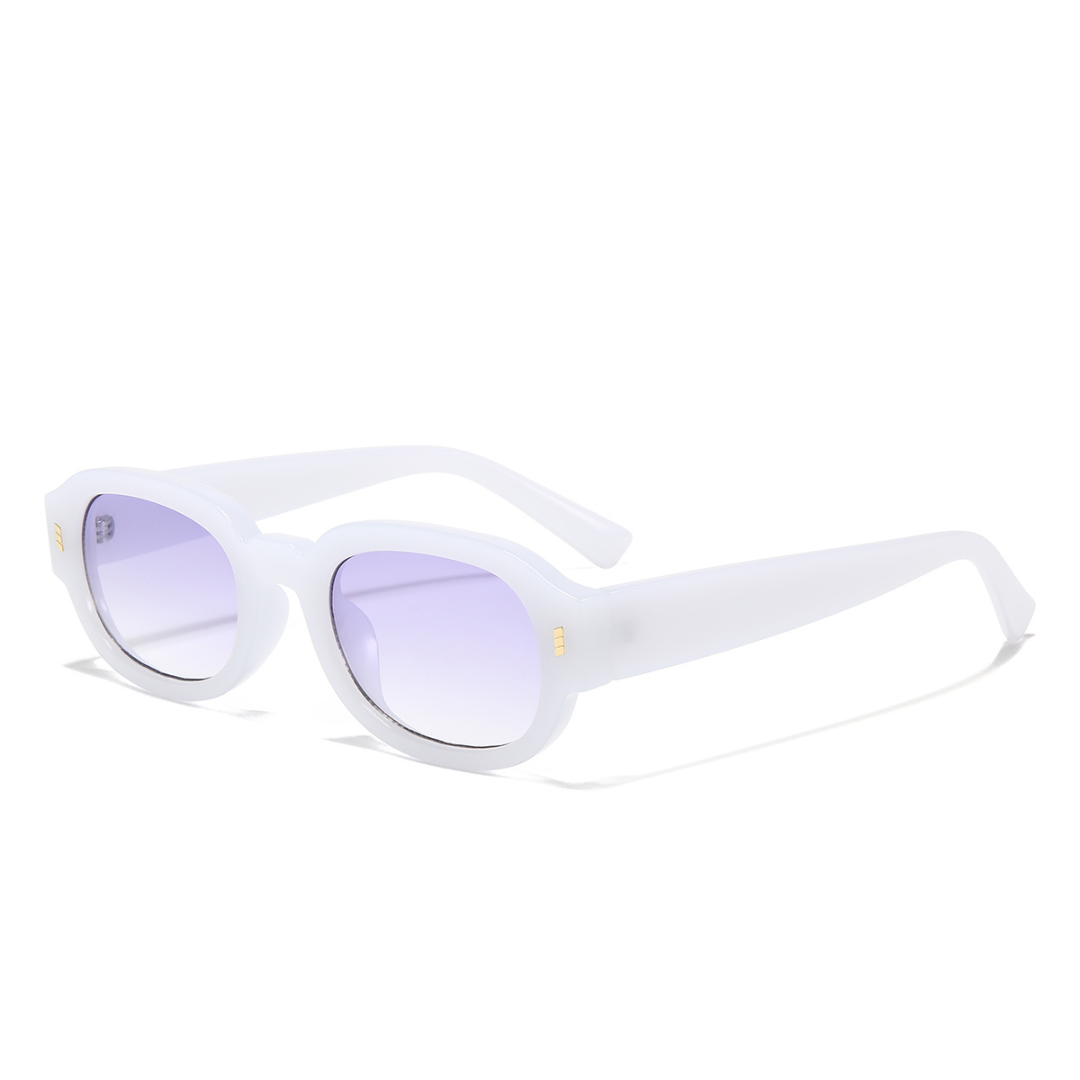 Venom Purple Oval Sunglasses