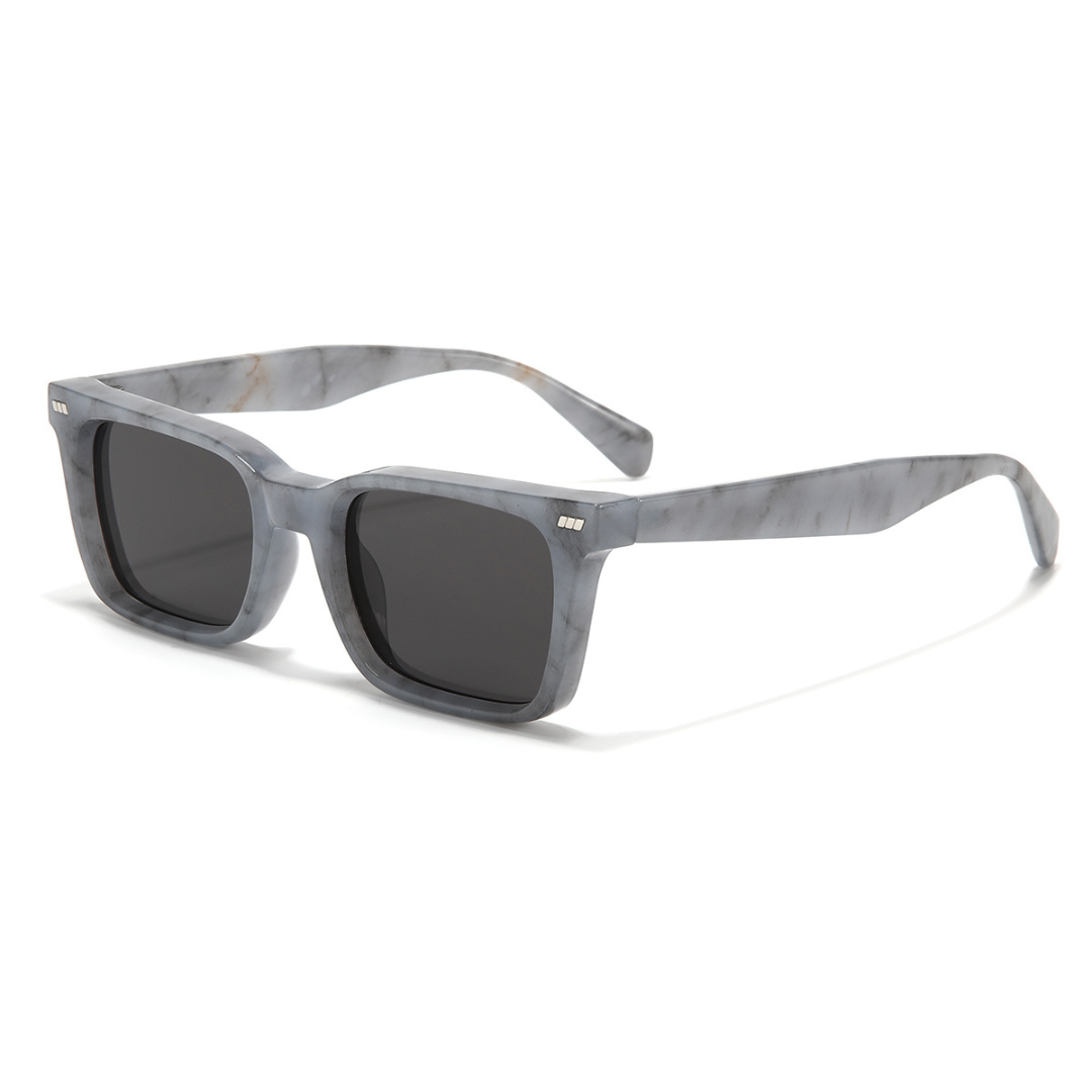 Castels Marble Black Rectangle Sunglasses