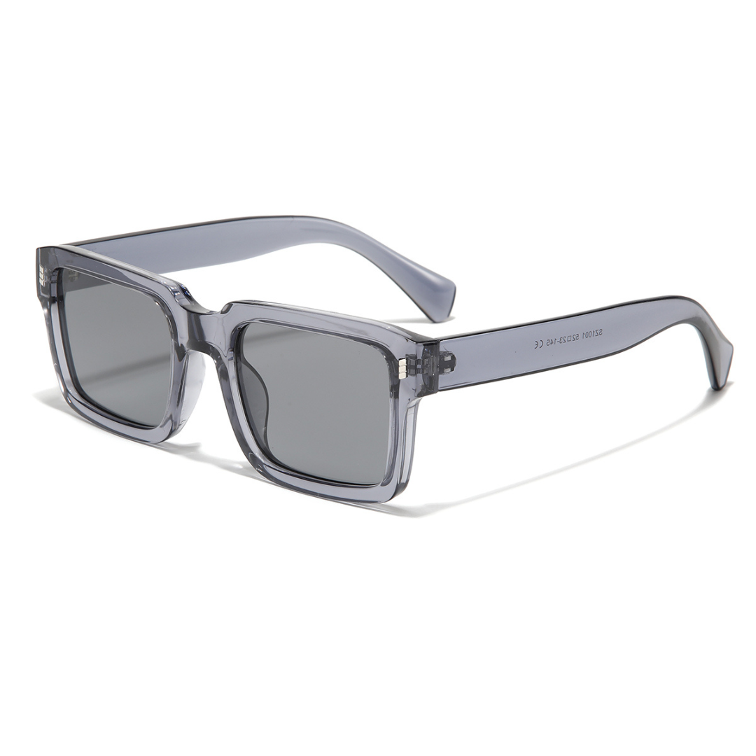 Sigma Grey Black Rectangle Sunglasses