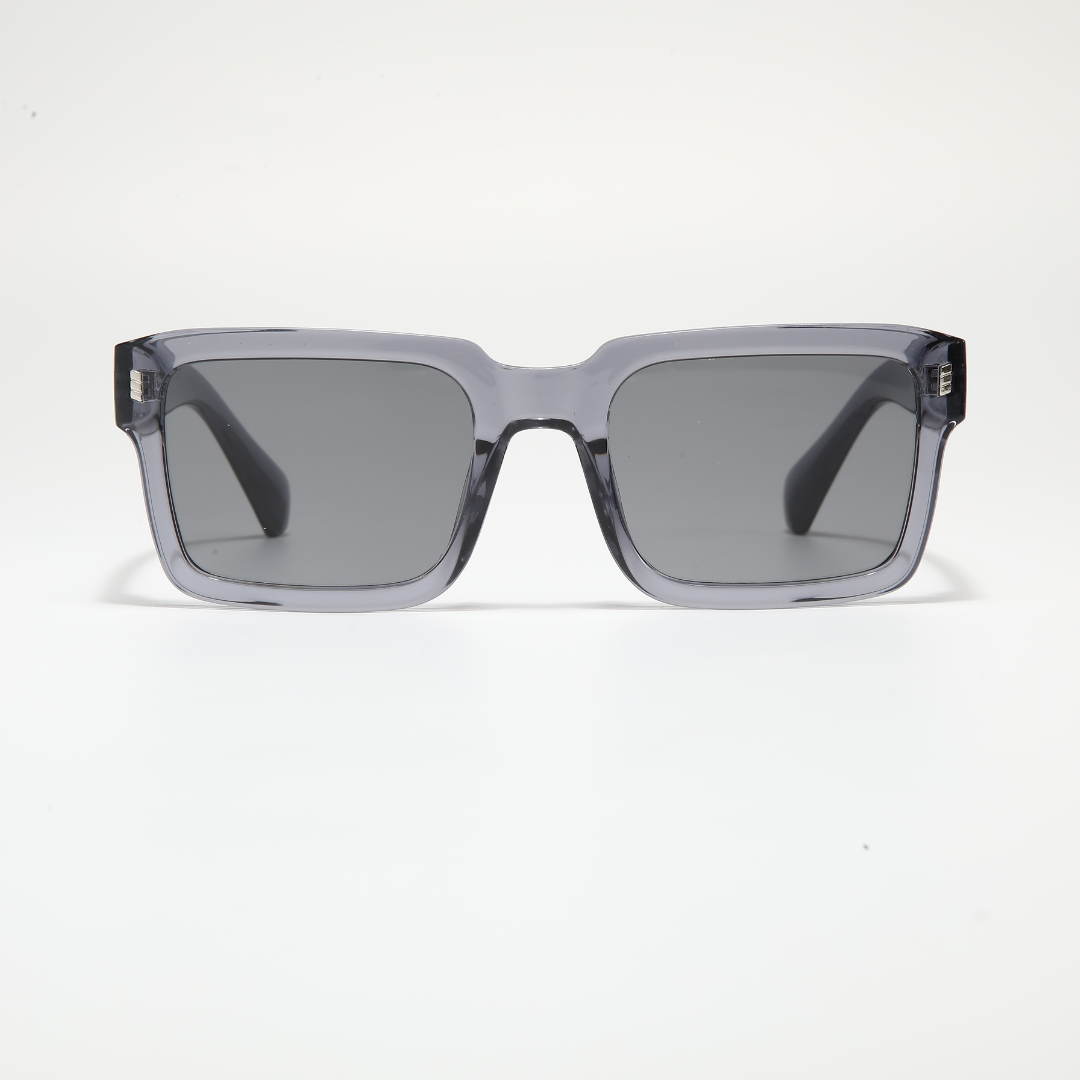 Sigma Grey Black Rectangle Sunglasses