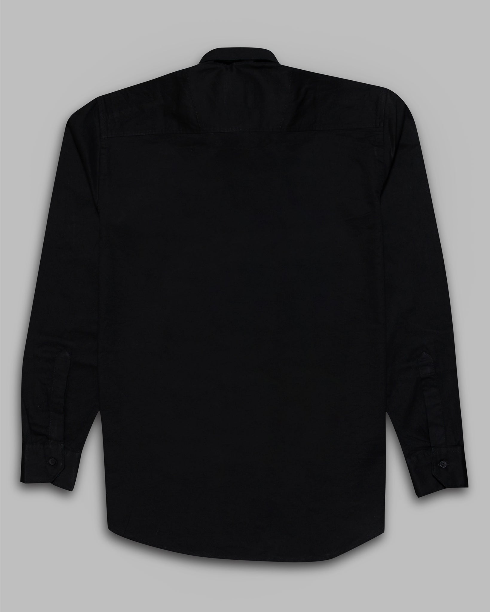 Black Super Soft Black Button Premium Cotton Shirt