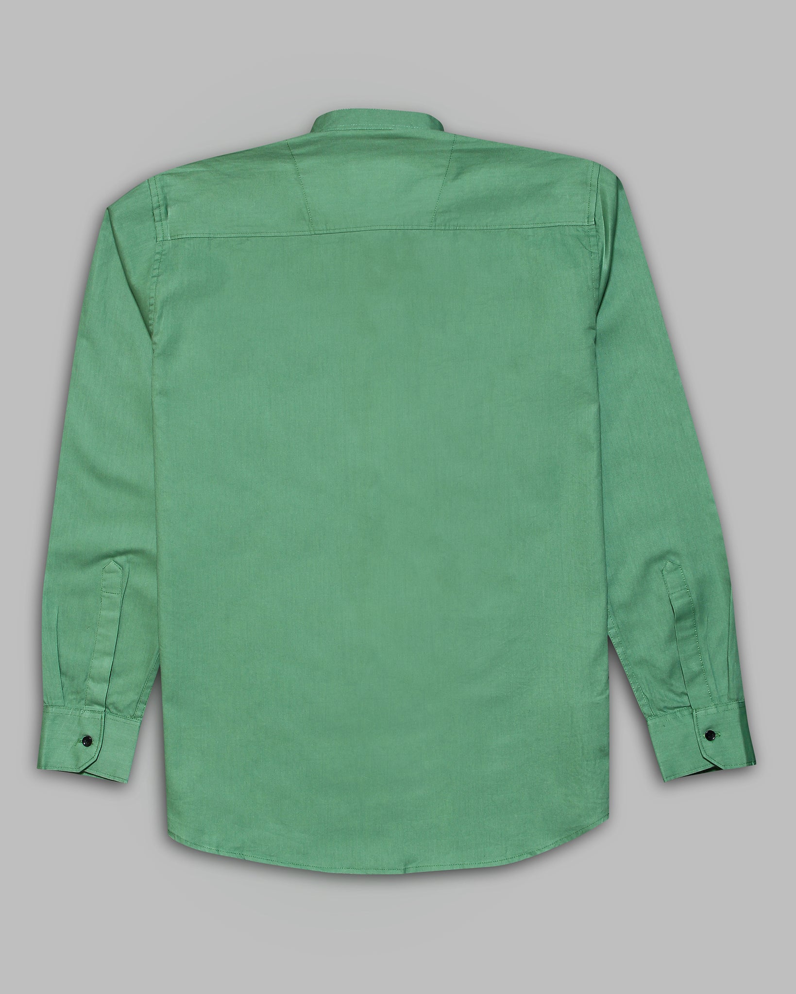 Parrot Green Super Soft Kurta Collar Premium Cotton Shirt