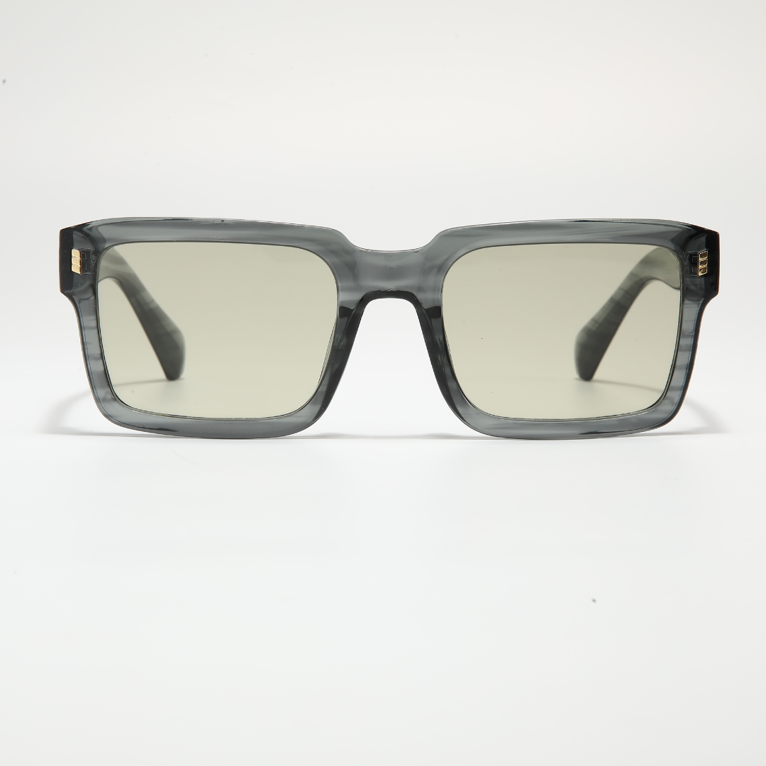 Sigma Green Rectangle Sunglasses