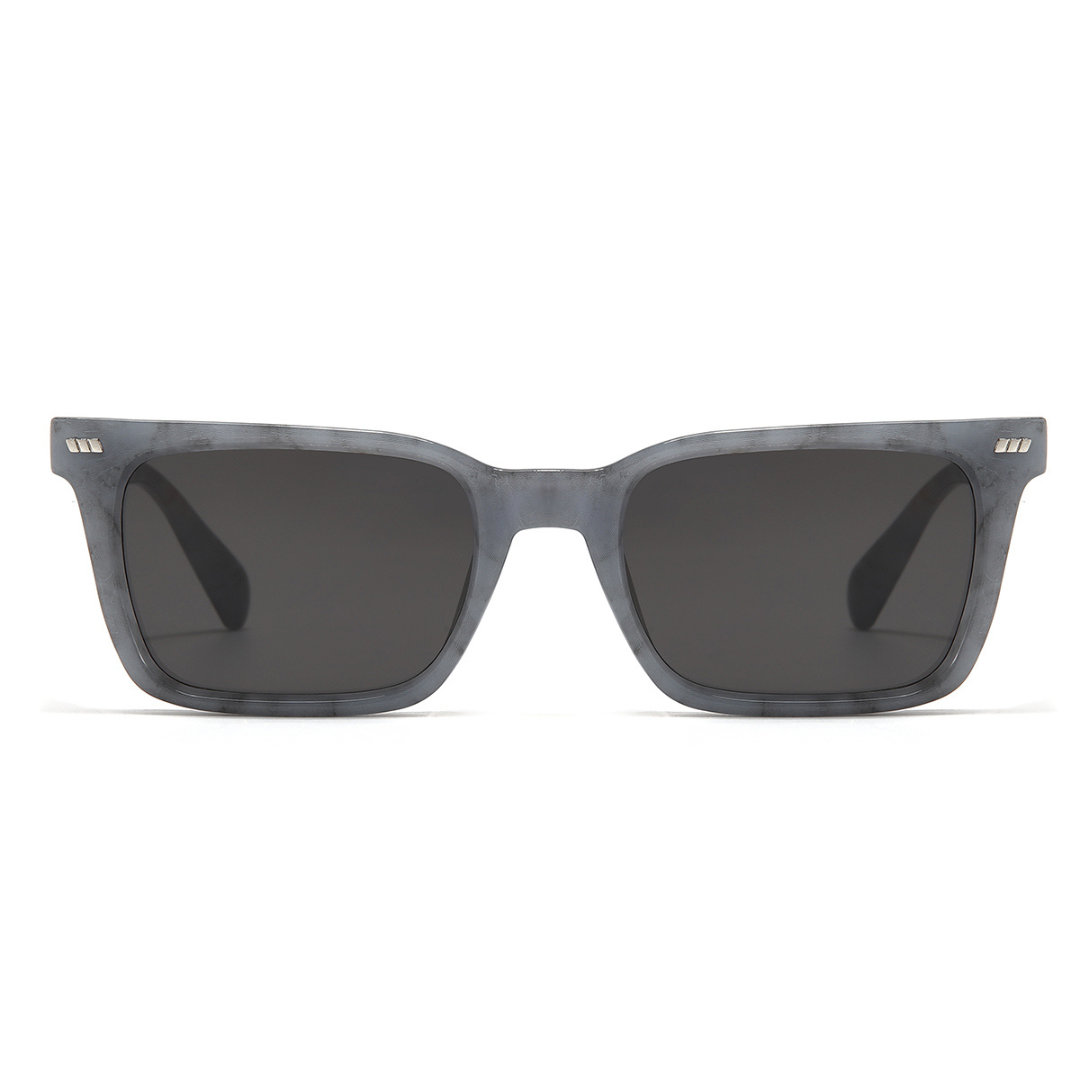 Castels Marble Black Rectangle Sunglasses