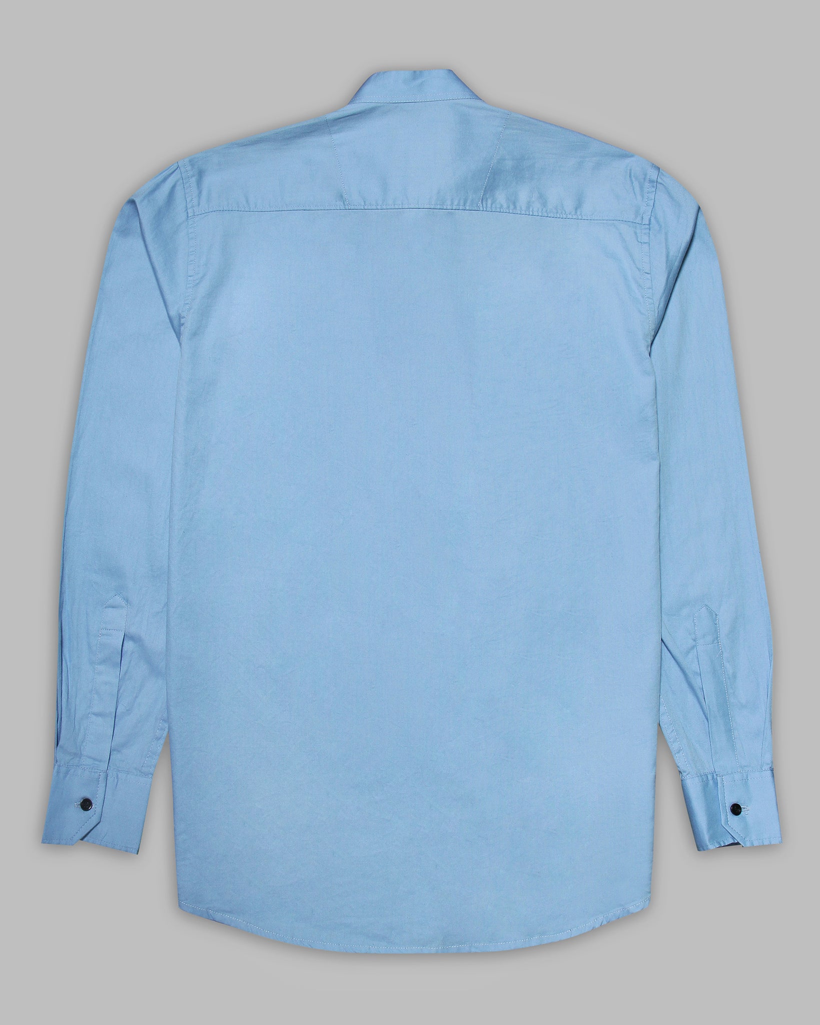 Sky Blue Super Soft Kurta Collar Premium Cotton Shirt