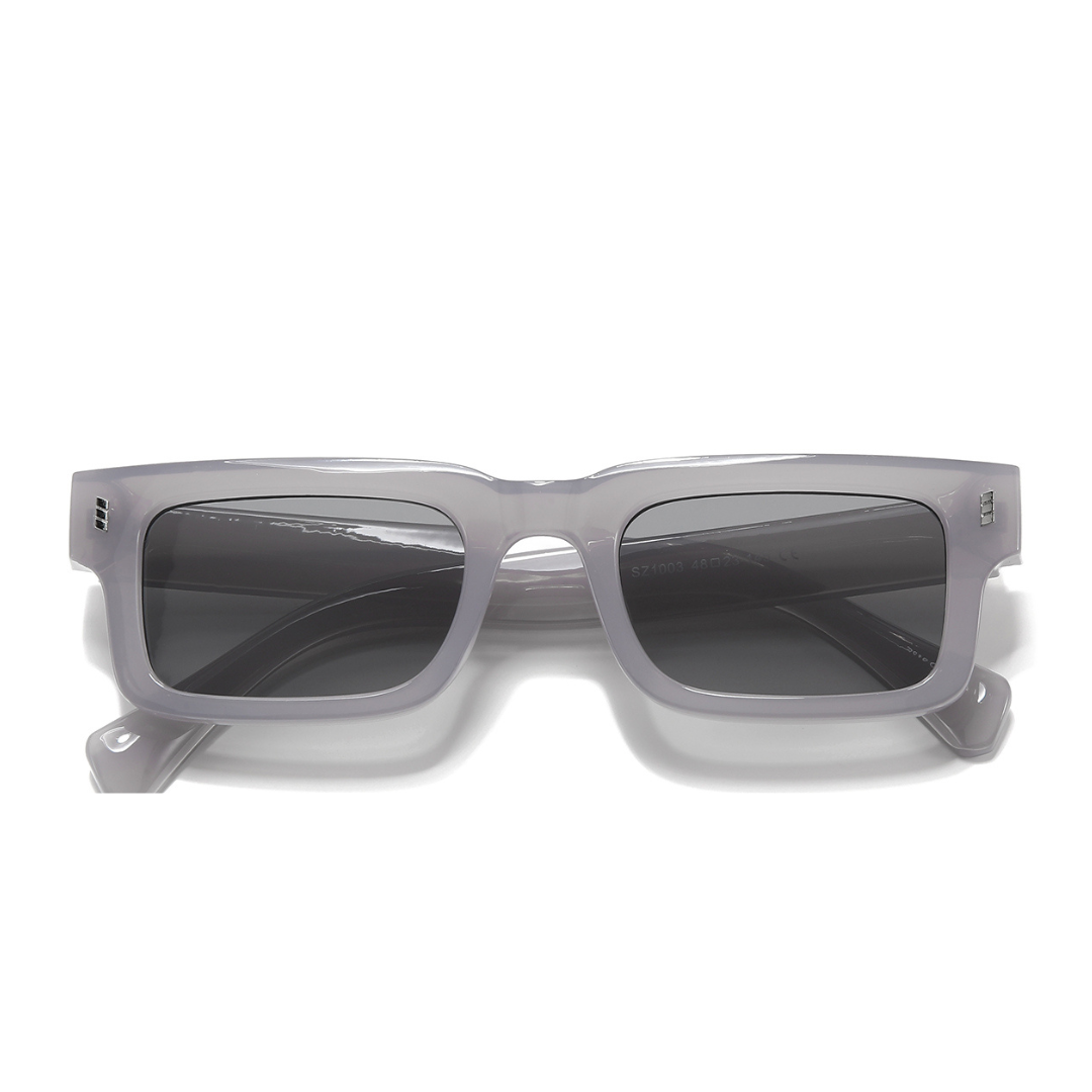 Lucifer Grey Rectangle Sunglasses