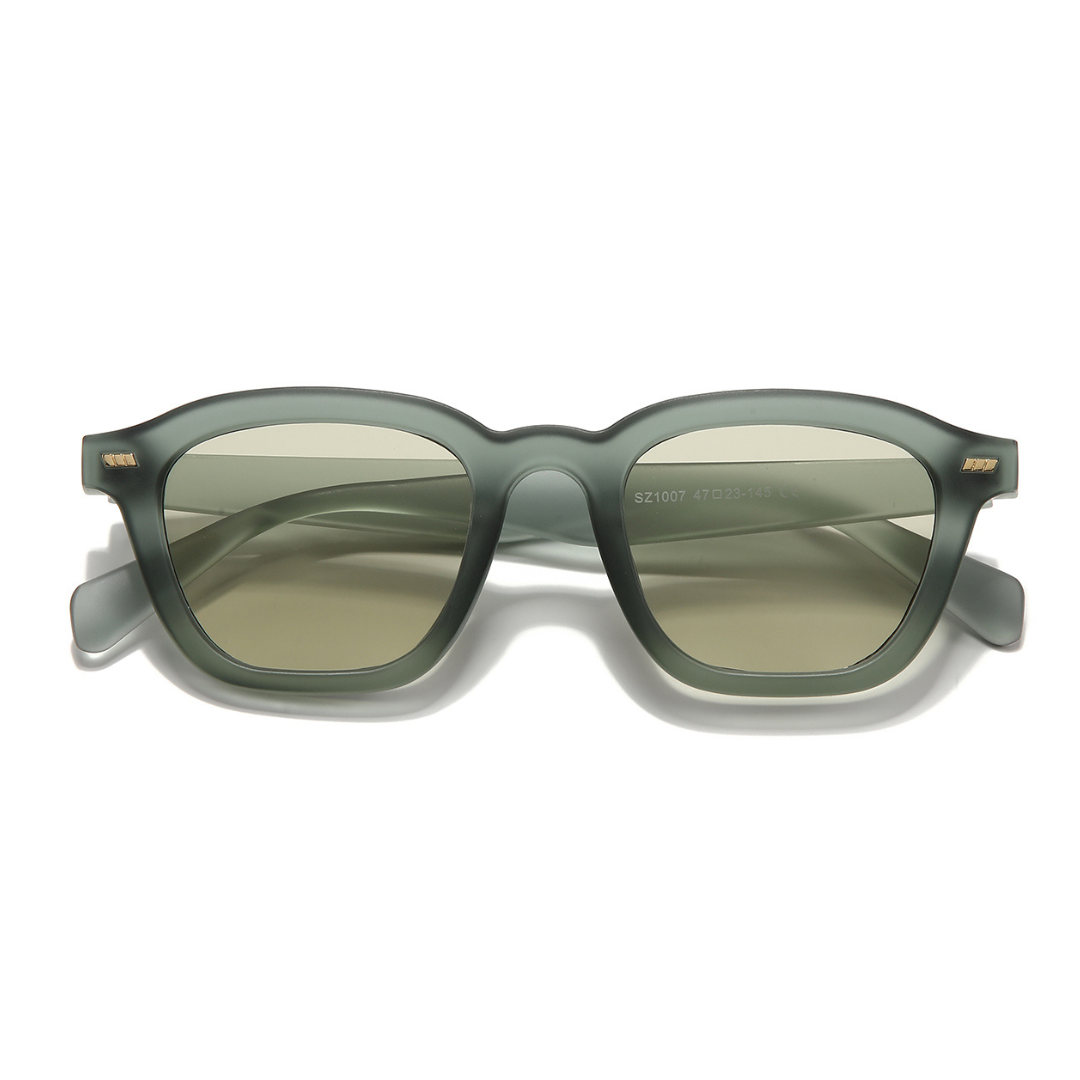 Spark Light Green Rectangle Sunglasses