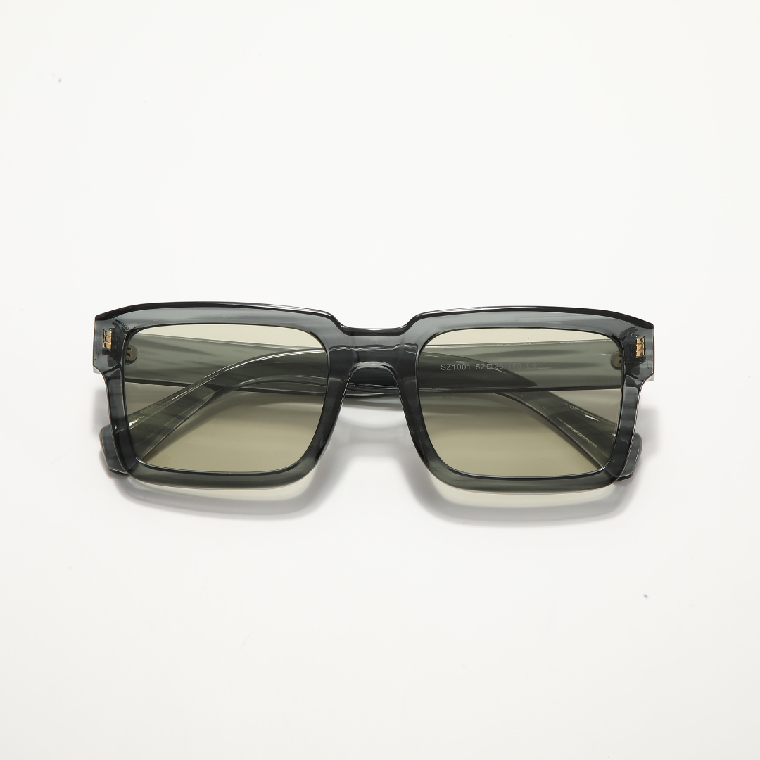 Sigma Green Rectangle Sunglasses