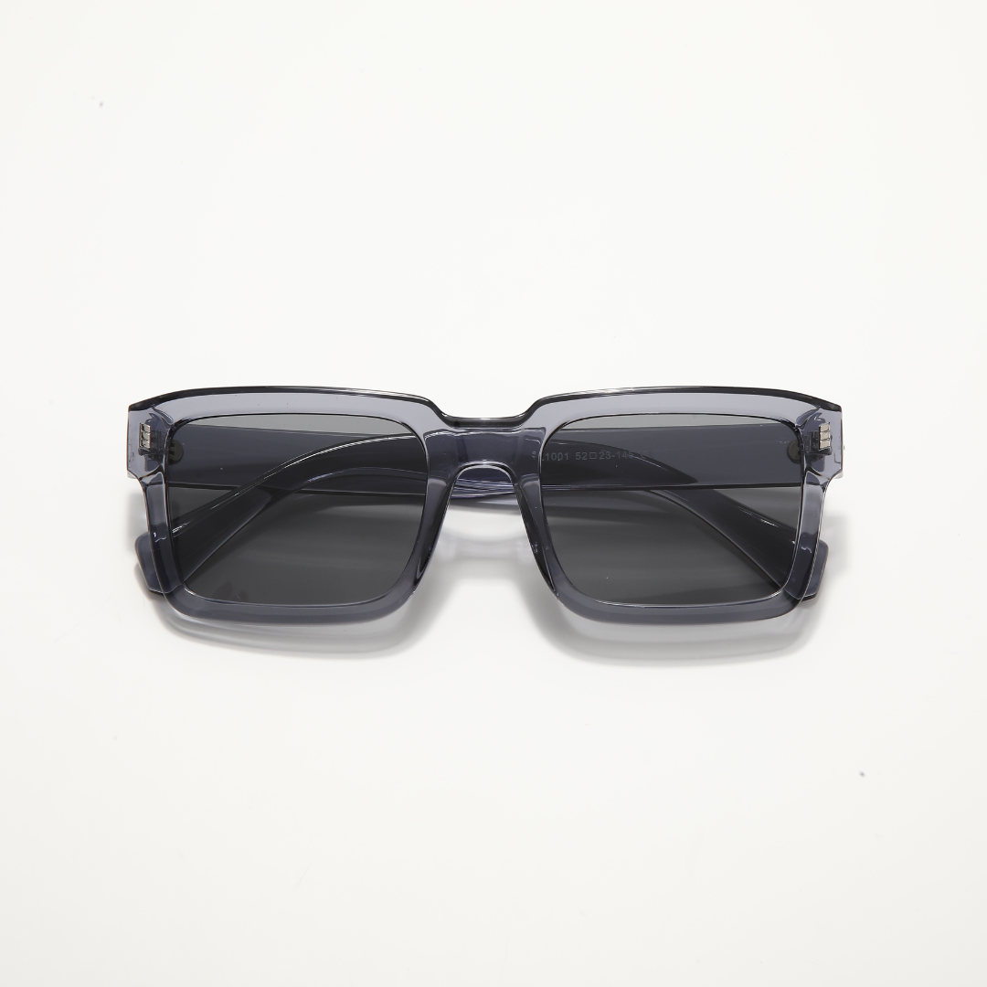 Sigma Grey Black Rectangle Sunglasses