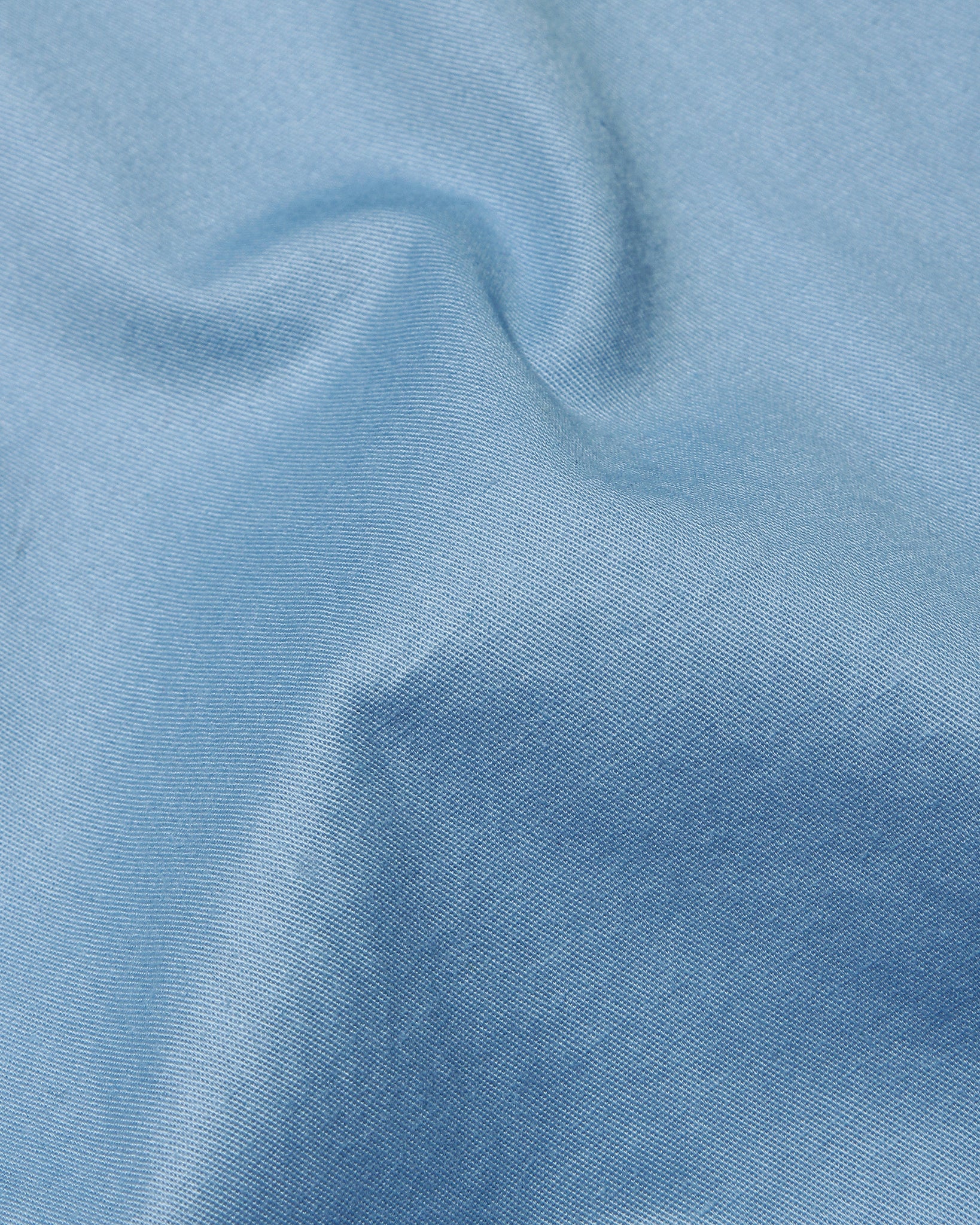 Sky Blue Super Soft Kurta Collar Premium Cotton Shirt